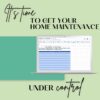 home maintenance digital binder