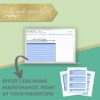 home maintenance digital binder