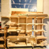 Rolling Vertical Scrap Wood Storage