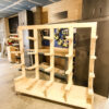 Rolling Vertical Scrap Wood Storage