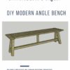 DIY Angled Bench Plans