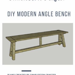 DIY Angled Bench Plans