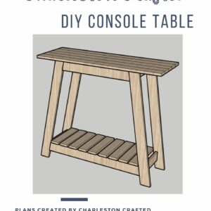 DIY Console Table woodworking plans