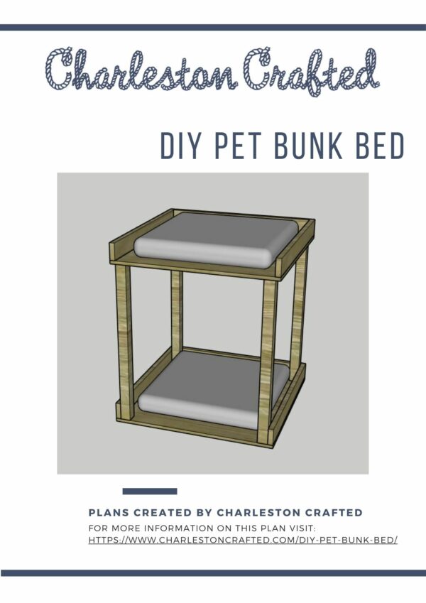 Pet Bunk Bed Plans