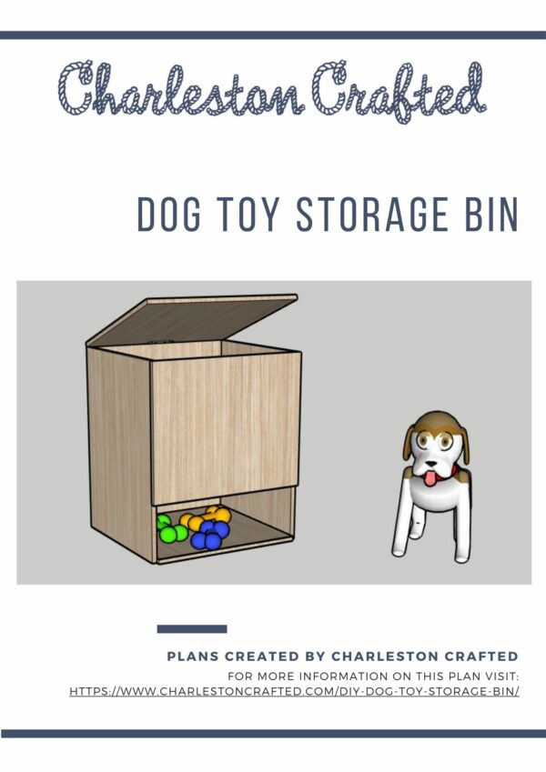 Dog Toy Storage Box