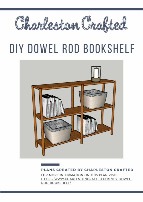 Dowel Rod Bookshelf