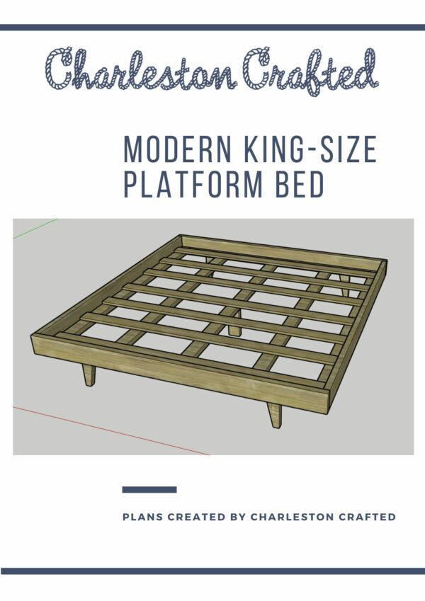 Modern King Platform Bed