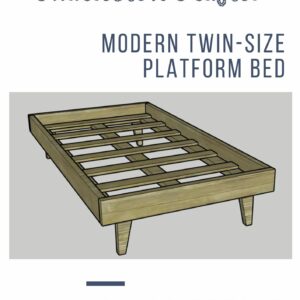 twin sized platform bed