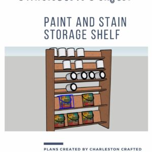 Paint Storage Shelf