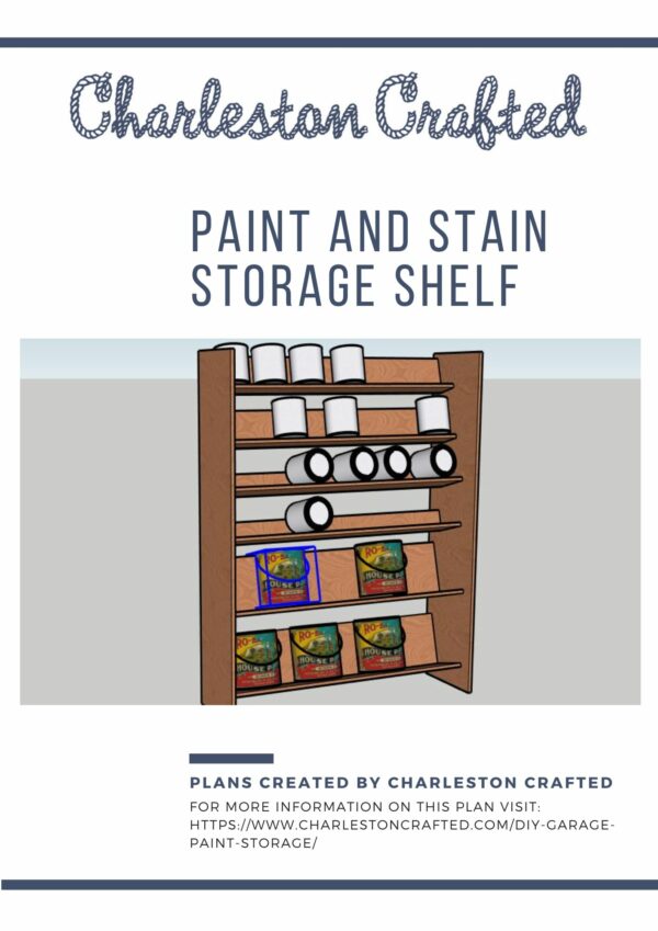 Paint Storage Shelf