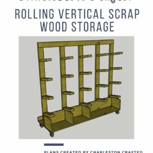 Rolling Vertical Scrap Wood Storage