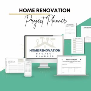 Home Renovation Project Planner Mock Up