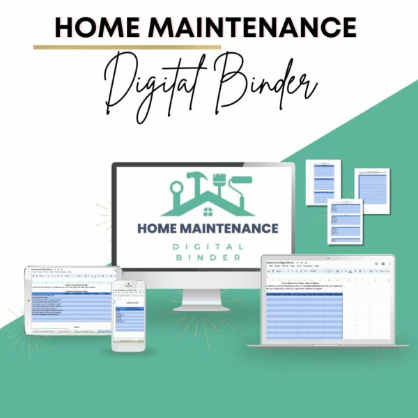 home maintenance digital binder
