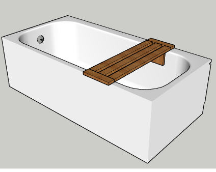 Wooden Tub Bench