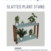 Slatted Plant Stand