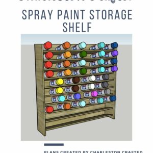 Spray Paint Storage Shelf