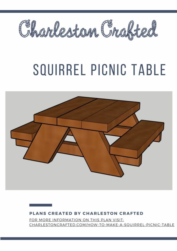 Squirrel Picnic Table