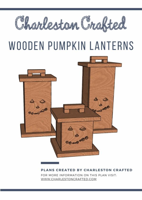 Wooden Pumpkin Lanterns