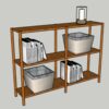 Dowel Rod Bookshelf