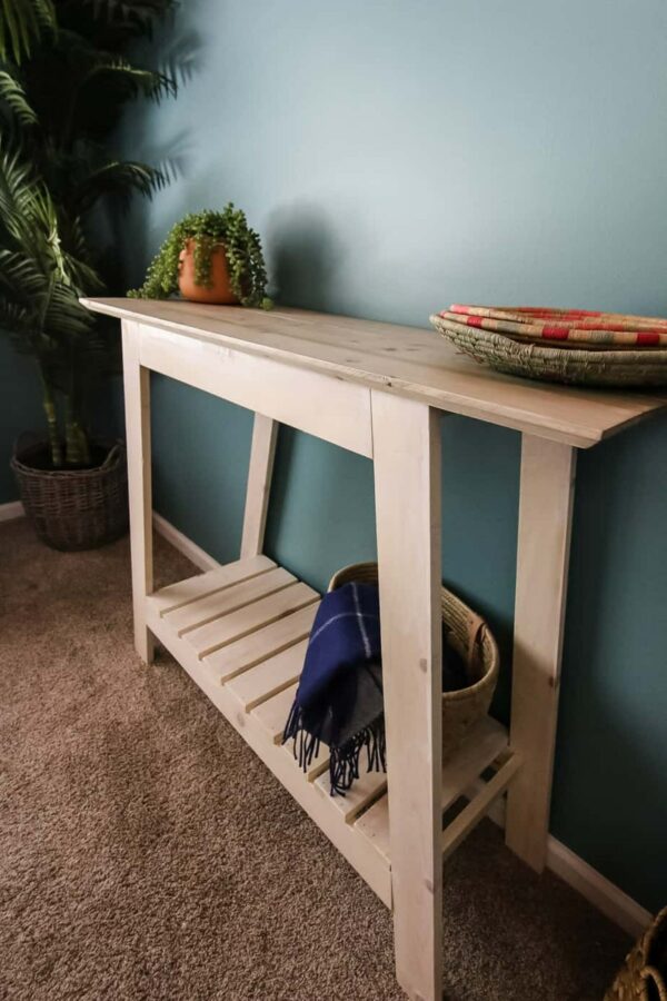 DIY Console Table woodworking plans