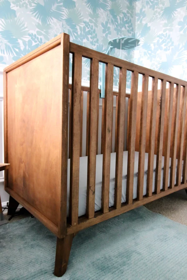 Mid Century Modern Baby Crib