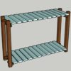 Slatted Plant Stand