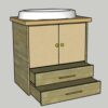 pedestal vanity