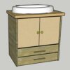 pedestal vanity
