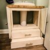 pedestal vanity