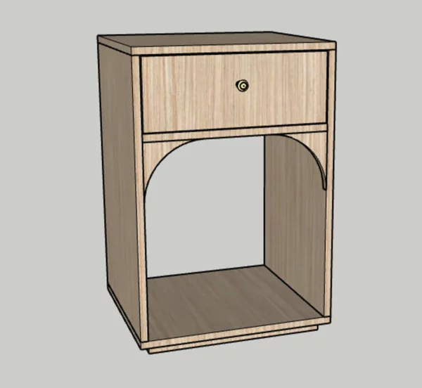 Modern Arched Side Table