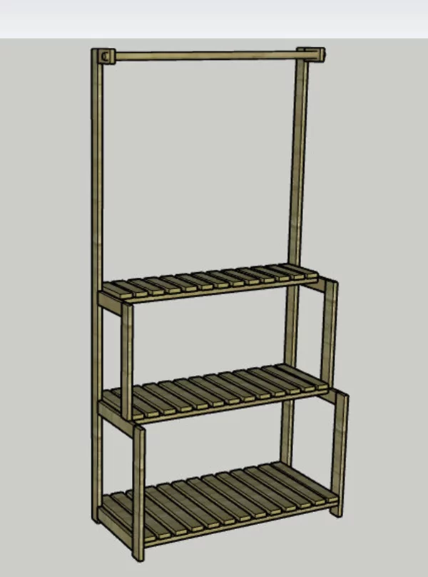Plant Stand with hanging bar plans
