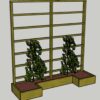 Raised Garden Bed with Trellis