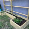 Raised Garden Bed with Trellis