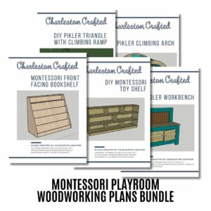 montessori playroom woodworking plans bundle
