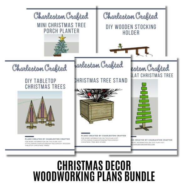 Christmas decor woodworking plans bundle