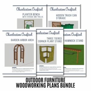 BUNDLE of 5 Outdoor Furniture Project PDF Woodworking Plans