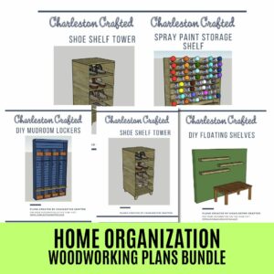 Home Organization Bundle 5 Woodworking Plans