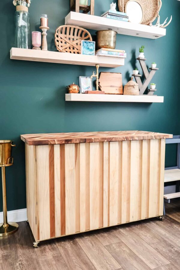 Rolling Craft Storage Table PDF Printable Woodworking Plans - Image 3