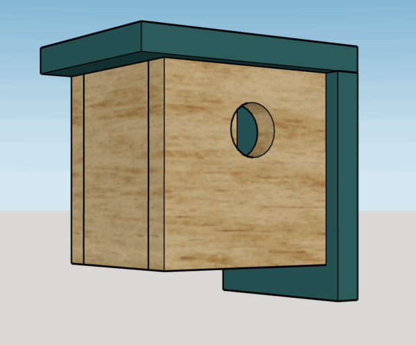 Modern Birdhouse PDF Printable Woodworking Plans - Image 6