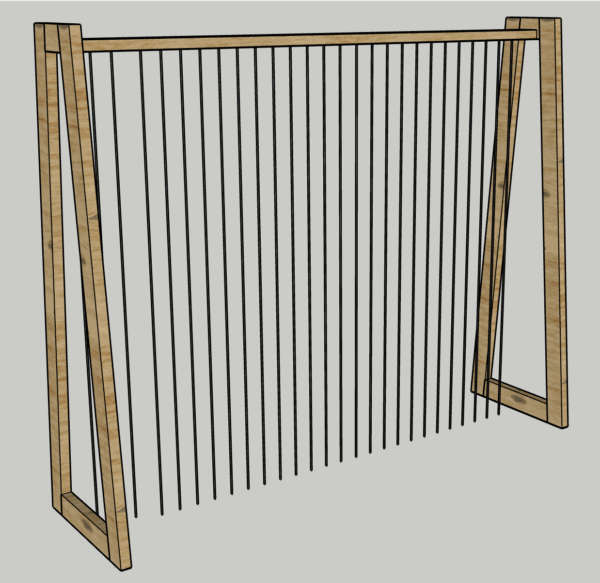 Climbing pea garden trellis PDF Printable Woodworking Plans - Image 4